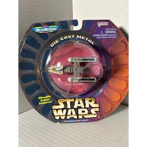 Vintage Star Wars Toy Micro Machines Y Wing Starfighter Die Cast Metal Galoob